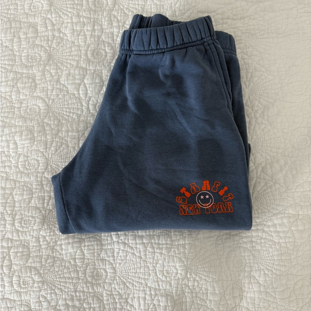 Blue starfit sweatpants